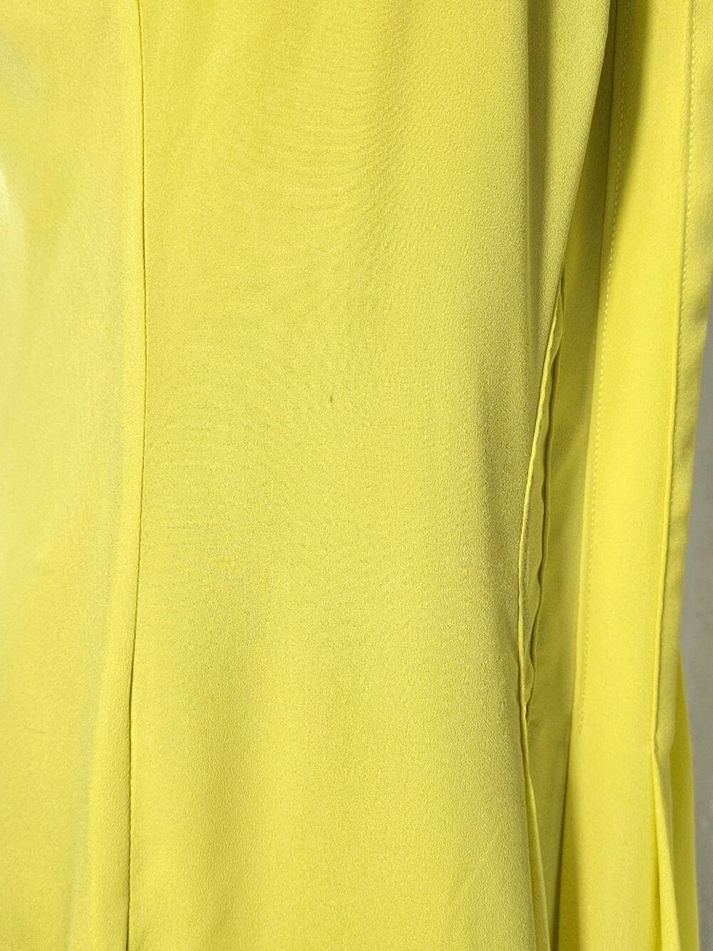 Banana Republic Pleated Midi Dress Size 14 NWT Yellow Strappy Summer Dress - Picture 9 of 14